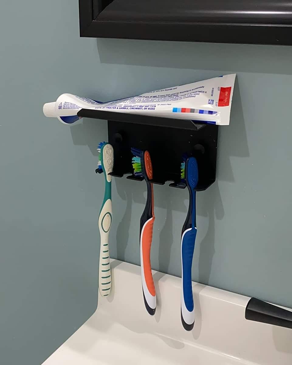 منظم فرش اسنانس بانيوكس برف 16سم استانلس 304 اسود