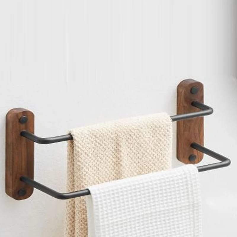 فواطه بانيوكس 2 حماله استانلس 304 اسود بالخشب