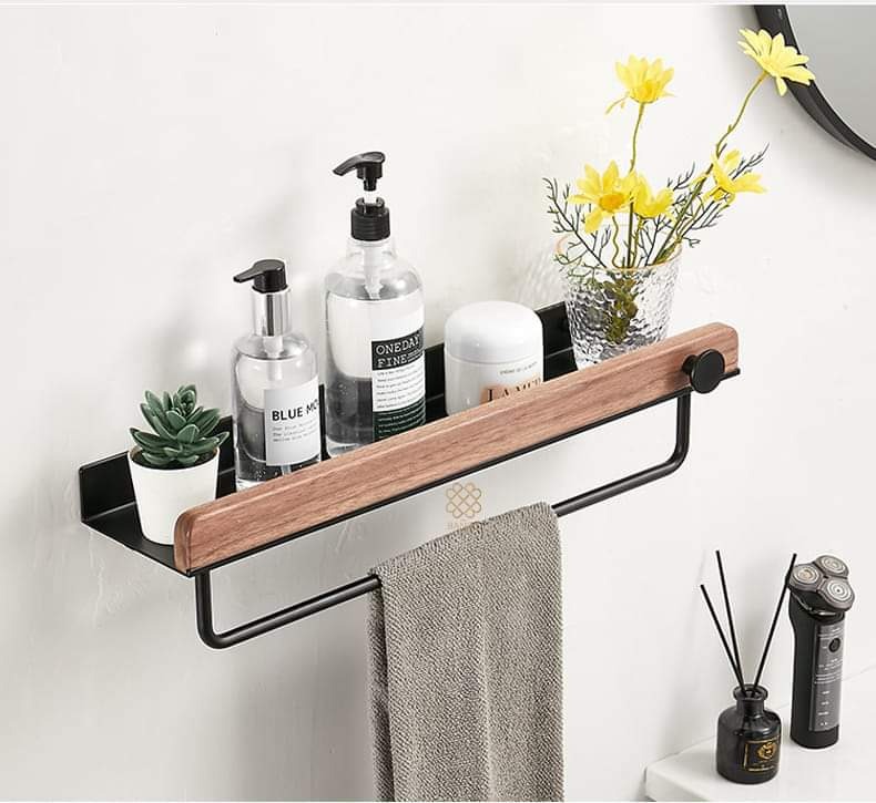 فواطه برف 50سم استانلس 304 اسود بقاعده خشب