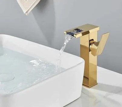 خلاط وش ديكور شلال اوكره جانبي دهبي